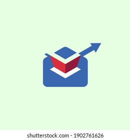 Ilustración vectorial de un diseño de logo formando letras y símbolos, perfecto para el logotipo y el icono de la compañía.