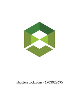 Vector illustration of a logo design forming letters and symbols, perfect for company logo and icon.