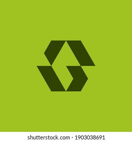 Vector illustration of a logo design forming letters and symbols, perfect for company logo and icon.