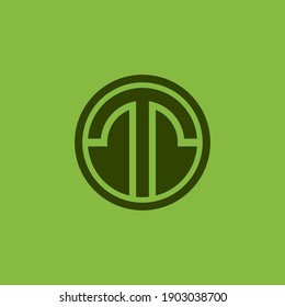 Ilustración vectorial de un diseño de logo formando letras y símbolos, perfecto para el logotipo y el icono de la compañía.