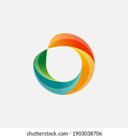 Ilustración vectorial de un diseño de logo formando letras y símbolos, perfecto para el logotipo y el icono de la compañía.