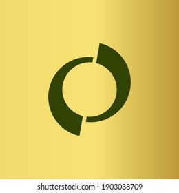 Ilustración vectorial de un diseño de logo formando letras y símbolos, perfecto para el logotipo y el icono de la compañía.