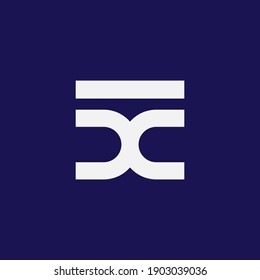 Vector illustration of a logo design forming letters and symbols, perfect for company logo and icon.