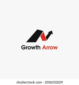 vector illustration logo design growth arrow icon.abstract initials N