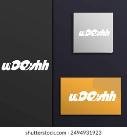 Vector illustration logo design letter of a set of square and square icons for web design with mock up