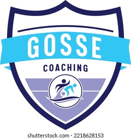 vector illustration of a logo or emblem for sports training or coaching