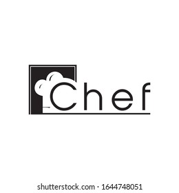 Vector illustration of a logo icon about chef.