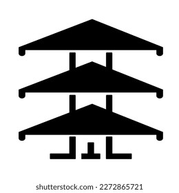 Vector illustration, logo, icon from the field of construction, industry and mechanical engineering. Engineer. Contractor. Isolated on a white background.