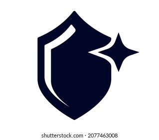 Ilustración vectorial, logotipo, icono. Protección y seguridad. Aislado. 