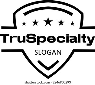 Vector illustration logo icon symbol specialty isolated on white background