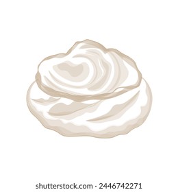 Vector Illustration logo line art Choux Cream Puff Cake