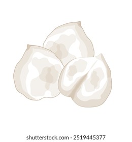 Vector Illustration Logo Line art Raw Chickpea