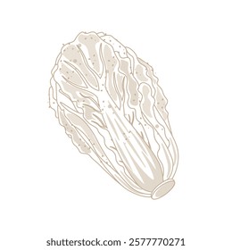 Vector Illustration Logo Line art Kimchi
