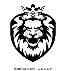 Vector illustration. Logo with lion.