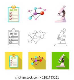 Vector illustration of  and  logo. Set of  and  stock vector illustration.