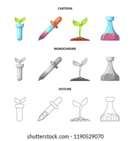 Vector illustration of  and  logo. Set of  and  stock vector illustration.