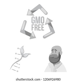 Vector illustration of  and  logo. Set of  and  stock symbol for web.