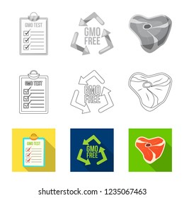 Vector illustration of  and  logo. Set of  and  stock symbol for web.