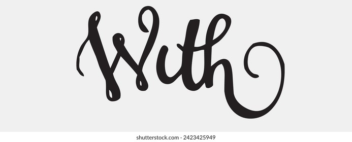 with vector illustration for logo. stock image