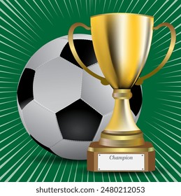 Vector illustration, logo, symbol of football sport.