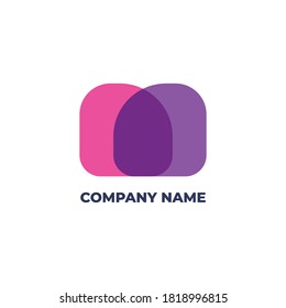 vector illustration of logo template for branding and identity. perfect for finance or technology company