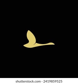 Vector Illustration Logo of three Flying Ducks, Mallard duck set. Male, female and ducklings of the Mallard duck Anas platyrhynchos. Realistic vector illustration of wild birds