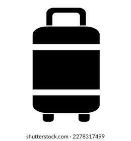 Ilustración vectorial, logotipo, icono web de un maletín, bolsa. Aislado sobre un fondo blanco.	