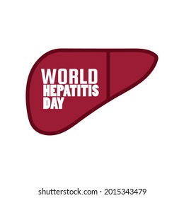 Vector illustration of a Logo for World Hepatitis Day