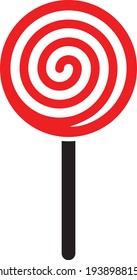 Vector illustration of the lollipop