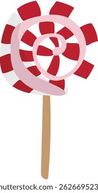 vector illustration of a lollipop