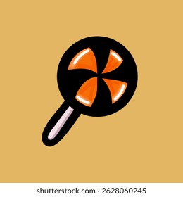 Vector illustration of lollipop, EPS JPG file 