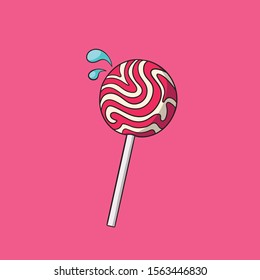 Vector illustration of lollipop, good for your design or print