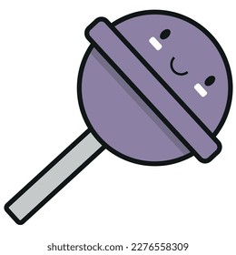 Vector Illustration Lollipop. Isolated on white background