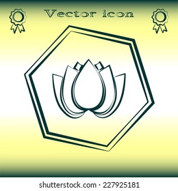 Vector illustration lotus 