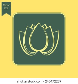 Vector illustration lotus 