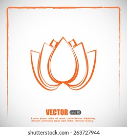 Vector illustration lotus 