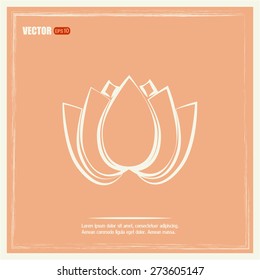 Vector illustration lotus 