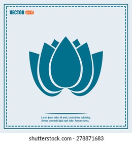 Vector illustration lotus 