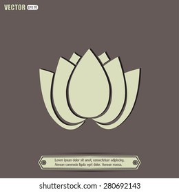 Vector illustration lotus 