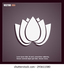Vector illustration lotus 