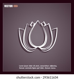 Vector illustration lotus 