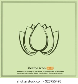 Vector illustration lotus 