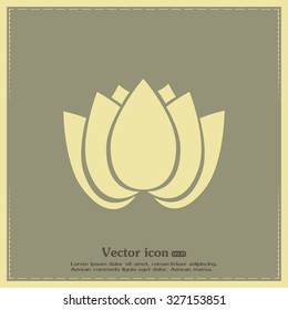Vector illustration lotus 