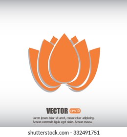 Vector illustration lotus 