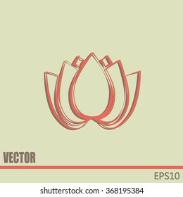 Vector illustration lotus 
