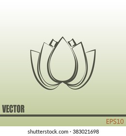 Vector illustration lotus 