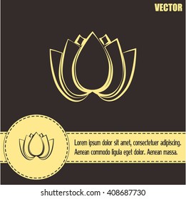 Vector illustration lotus 