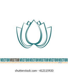 Vector illustration lotus 