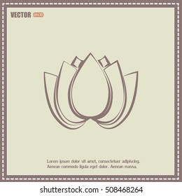 Vector illustration lotus 