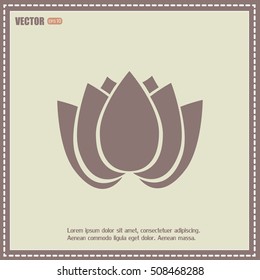 Vector illustration lotus 